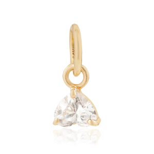High End Classic Simple Design Dainty Natural Diamond Heart Shape <b>Pendant</b> Minimalist 14K Real Yellow <b>Gold</b> Handmade Jewelry - Product Image 1