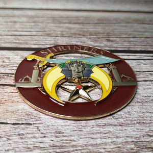 Écussons de voiture maçonniques, emblèmes francs-maçons, insignes maçonniques personnalisés, épingles de revers en émail dur de cérémonie, modèle 2026, tout nouveau - Product Image 3