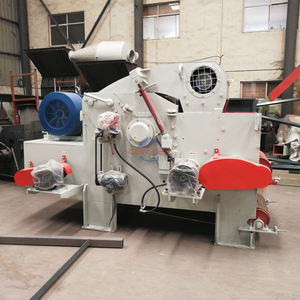 산업용 대용량 드럼 칩핑 머신 전기 우드 치퍼 나뭇가지 소형 통나무 목재 분쇄 장비 - Product Image 6