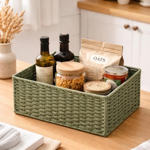 Efficient Multipurpose Handmade Rattan Basket For <b>Shelf</b> Cabinet And Pantry Organization Eco Friendly Natural Rattan Baskets 2026 - Product Image 1