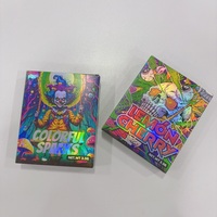Nouveaux sacs en Mylar de 3,5 g + boîte d'exposition holographique + divers designs en stock