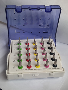 Kit de Taladro Cónico Manual de Acero Inoxidable de 25 Piezas, Profesional, con Tapón, Certificado CE, de Alta Calidad, para Implantes Dentales - Product Image 3