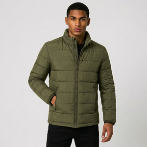 Mens Fashion Winter Puffer Jacket <b>Warm</b> Lightweight Casual Street Style Outdoor Puffer Jacket For Men High Quality - Product Image 1