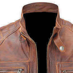 Veste d'hiver coupe-vent en cuir véritable pour homme, nouveau design, écologique, manches longues, style streetwear professionnel, vente chaude - Product Image 4
