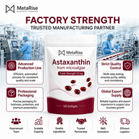 Astaxanthine 12mg 120 gélules molles Marque Blanche OEM – Complément Alimentaire Antioxydant pour l'Énergie – Une Gélule par Jour
