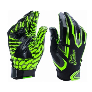 Guantes Acolchados de Fútbol Americano, Protección Cómoda para las Manos, Servicio OEM Personalizado con Característica Adhesiva - Product Image 4