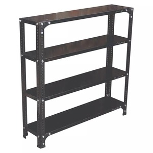 Estante Metálico Negro con Ranuras para Interiores, Lavable, de MAHESH FABRICATORS - Product Image 3