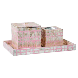 Ensemble brûleur de bakhoor OpalPearl Luxe en nacre, porte-encens en mosaïque de coquillages irisés pour une décoration intérieure moderne et luxueuse - Product Image 2
