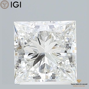 Diamant de laboratoire CVD de 2,01 carats, couleur F, clarté VVS1, taille princesse, certifié IGI, idéal pour les bijoux personnalisés - Product Image 1