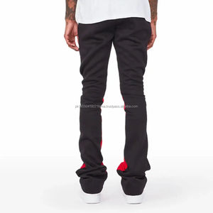 Pakistan Manufacturer Men's Extreme Wide Leg Heavyweight Interlock Jogger Pants Men's Basic Warm Premium Sweatpants - Product Image 6