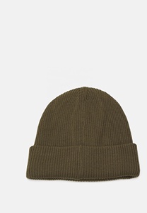 Customize Luxury Plain Distressed 100% <b>Wool</b> Breathable & Waterproof Adjustable Knitted <b>Beanie</b> for Winter - Product Image 2