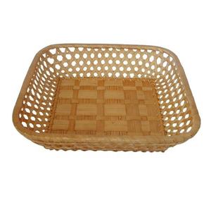 Wholesale Eco-Friendly Handmade Bamboo Fruit and <b>Bread</b> Storage <b>Baskets</b> with Handles Colorful Daily Kitchen Use for Food Storage - Product Image 5