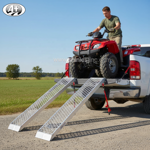 Rampa de Carga Plegable de Aluminio Reforzada para ATV con Capacidad de 340 kg para Camioneta - Product Image 1
