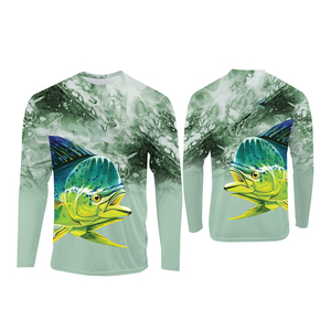 Camisetas de Pesca Personalizadas con Sublimación para Hombre, con Capucha, Protección Solar UPF 50, Manga Larga, para Senderismo, Correr, Natación, Protección UV - Product Image 4