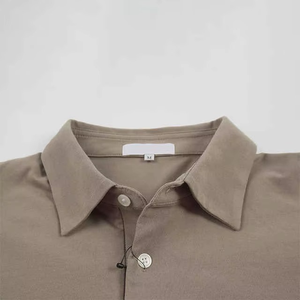 Uniforme de Restaurante Personalizado, Tejido, Informal, Transpirable, con Logotipo Frontal Sólido para Camisas con Mezcla de Algodón - Product Image 2