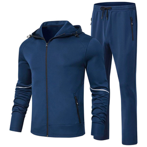 Survêtement zippé en molleton 100 % coton respirant, nouvelle collection sportswear hiver, haute performance, 320 GSM, personnalisable, faible MOQ - Product Image 6