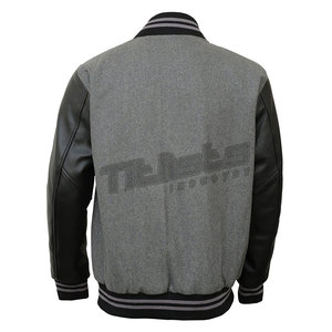Chaqueta Letterman de Cuero Directo de Fábrica, Estilo Universitario Personalizado, Ropa Exterior Informal de Calidad - Product Image 3