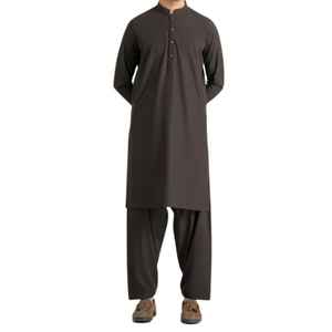 Vente directe d'usine, prix bas, shalwar kameez pour homme respirant et à séchage rapide, robe pakistanaise, 100% coton, ensembles pour homme grande taille - Product Image 1