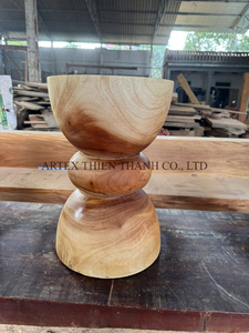 Wholesale Solid Wood <b>Stool</b> Handmade Natural Wooden Side Table Rustic Home Furniture Factory Direct Premium Quality Decor - Product Image 2