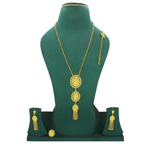 Conjuntos de joyería de boda turca collar de flores joyería chapada en oro joyería 24K chapado en oro Dubai collar y pulsera conjunto indio - Product Image 3