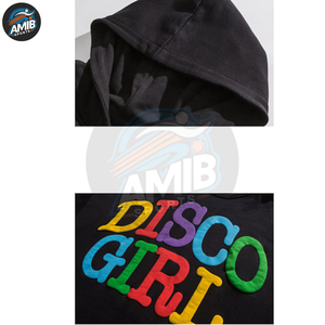 Sweat-shirts à capuche imprimés en relief pour hommes, qualité supérieure, prix abordable, en promotion, en coton mélangé, coupe ample, style décontracté - Product Image 5