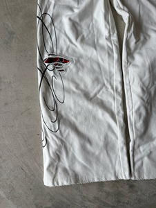 High Quality Custom Embroidered Design Letter Corduroy Men's Sweat <b>Pants</b> Elastic Formal Knitted Cotton Breathable Front Logo - Product Image 2