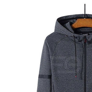 ชุดวอร์มมีฮู้ดสำหรับผู้ชาย สำหรับวิ่ง ฟิตเนส กีฬากลางแจ้ง ออกกำลังกาย ทนทาน สวมใส่สบาย ชุดวอร์มมีฮู้ดสำหรับผู้ชาย - Product Image 3