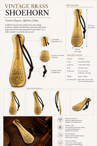 Cuchara para Zapatos de Latón Premium con Diseño de Rayos de Sol, Cuchara Decorativa de Metal para Zapatos, Elegante Accesorio para la Entrada, Decoración de Lujo para el Hogar, Uso en Interiores - Product Image 5