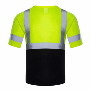 เสื้อกั๊กนิรภัยสะท้อนแสง 100% มองเห็นได้ชัดเจนมาตรฐาน ANSI Class 1 กันน้ำ รับสกรีนโลโก้ ชุดทำงานสำหรับผู้ชาย - Product Image 4