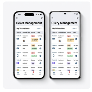 Aplicación de Atención al Cliente de Royalcraft: Gestión de Tickets, Soporte al Cliente, Chat en Vivo y Seguimiento de Problemas iOS/Android - Product Image 3