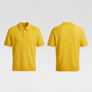 Polo de Manga Corta para Hombre, Talla Grande, Transpirable, Texturizado, Informal, Ligero, de Verano, Mezcla de Algodón Suave, para Golf - Product Image 5