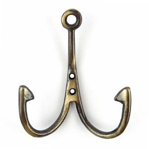 Ornamental Brass <b>Wall</b> <b>Hooks</b> <b>Wall</b> Mounted Organizer For Jackets Umbrellas Scarves Elegant Home Décor - Product Image 4