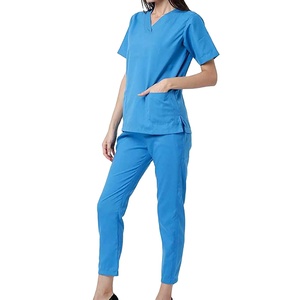 Tenue médicale professionnelle en tissu souple antimicrobien avancé pour le personnel infirmier – Blouse d'hôpital - Product Image 3