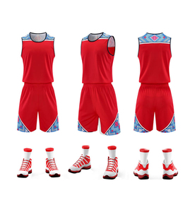 Conjunto de Uniforme de Baloncesto Sublimado Personalizado, Jersey sin Mangas con Estampado Geométrico Negro, Pantalones Cortos, Corte Atlético Unisex, 100% Poliéster - Product Image 5