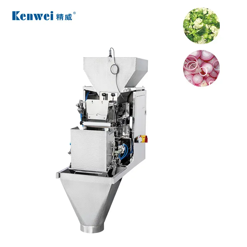 Automatic Salt Packing Machine Plastic wood Packaging with Single Head Belt linear weigher for Sugar Corn 500~12000g JW-AX1 250W