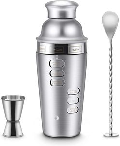 Coctelera de Metal Premium para Bar, con Diseño de Acero Inoxidable Pulido, Perfecta para la Preparación de Cócteles en Bares Profesionales - Product Image 1