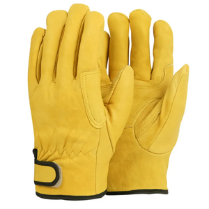 Gants de travail de sécurité en cuir de mouton réfléchissant pour la construction, protection individuelle, assemblage, les plus vendus, résistants à la chaleur - Product Image 3