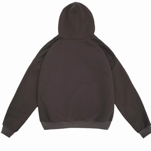 Sweat-shirt à capuche oversize pour homme, color block, en polaire, patchwork, décontracté, automne, coupe classique, manches longues, tricoté - Product Image 5