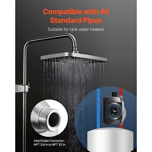 Kit de pompe de recirculation d'eau chaude avec vanne de bypass, adaptateur de minuterie, système de circulation instantanée pour pièces de chauffe-eau - Product Image 6