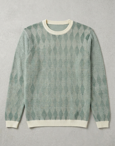 Camiseta de manga larga con cuello redondo y canalé de algodón premium para hombre – Ropa informal suave y cómoda - Product Image 5