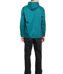 Custom Men's Quick-Drying Thin Windbreaker <b>Jacket</b> Plus Size Outdoor Hooded Embroidery Windproof Breathable Casual Style - Product Image 4