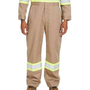 Combinaison de travail unisexe jaune haute visibilité Econex Sports, en polyester imprimé en sérigraphie, avec bandes réfléchissantes, uniforme de sécurité - Product Image 4