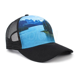 Casquette de camionneur personnalisable en toile de coton mélangé, durable et élégante, idéale pour les voyages en plein air, la randonnée, le camping et l'usage quotidien - Product Image 3