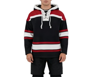 Sudadera con Capucha de Hockey Personalizada de Alta Calidad |   Ropa de Hockey sobre Hielo Unisex con Estampado por Transferencia de Calor, Impermeable y Elástica en Cuatro Direcciones, Servicio OEM - Product Image 6