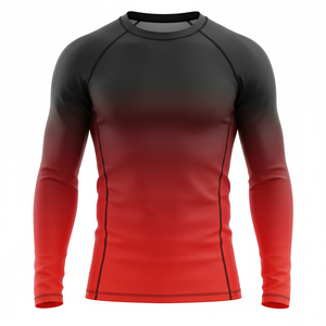 Camiseta de Manga Larga Unisex para Niños y Jóvenes, Protección UV de Secado Rápido, para Surf, Natación, BJJ, MMA, Jiu Jitsu, Grappling, Ropa Deportiva de Bambú - Product Image 1