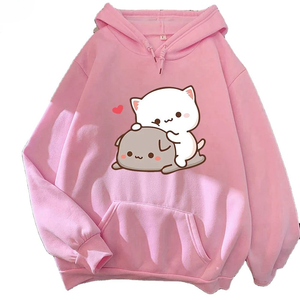 เสื้อฮู้ดผู้ชายแบบสั่งทำพิเศษ ผ้าทอติดกระดุม ดีไซน์เนอร์สตรีทแวร์ ระบายอากาศได้ดี รับผลิตแบบ OEM/ODM ลายอนิเมะ สำหรับฤดูหนาว - Product Image 6