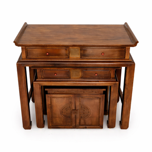 Juego de tres piezas para altar de caoba - Product Image 4