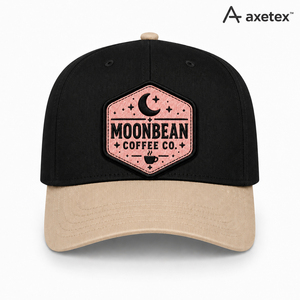 Gorra de Béisbol Unisex Moonbean Coffee Co., Color Crema, Parche con Logotipo Hexagonal, Transpirable, de Algodón, Casual, Ajustable - Product Image 4