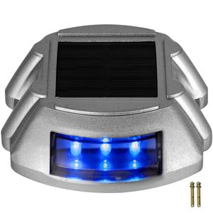 Set di 24 Luci Solari per Vialetti, Impermeabili, Wireless, con 6 LED, Interruttore a Pulsante, per Terrazze e Sentieri, Nuova Edizione - Product Image 1
