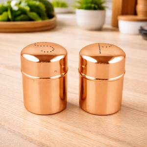 Stainless Steel Seasoning Bottle Spice Salt n Paper Round Shape Shaker Salt and <b>Pepper</b> <b>Grinder</b> Set at Wholesale Price - Product Image 1